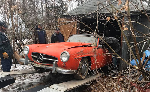 1962 Mercedes-Benz 190SL barn find