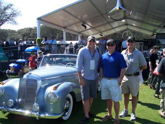 EAS serviced Mercedes-Benz 280SE 3.5 cabriolet sells for $335,000 at Amelia island.