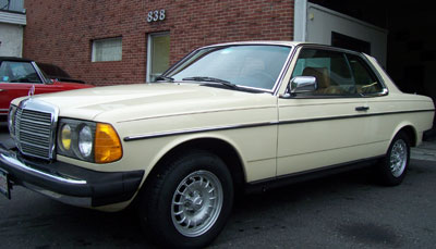 This 1983 Mercedes-Benz 300CD well maintained coupe with 230k was recently in our shop for Lube, Oil, and Filter change. 