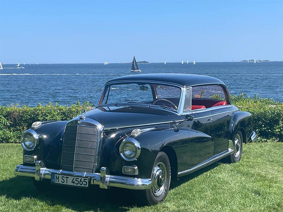   Our Mercedes 300d at Misselwood Concours d'Elegance