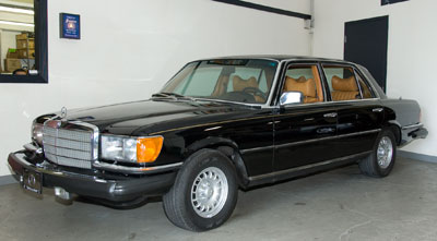 A rare and mint, 42k mile original, 1979 Mercedes-Benz 6.9 in DB040 was recently in the shop for service and exhaust repair.