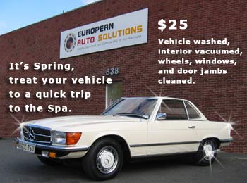 Treat your Mercedes to a trip to the spa
